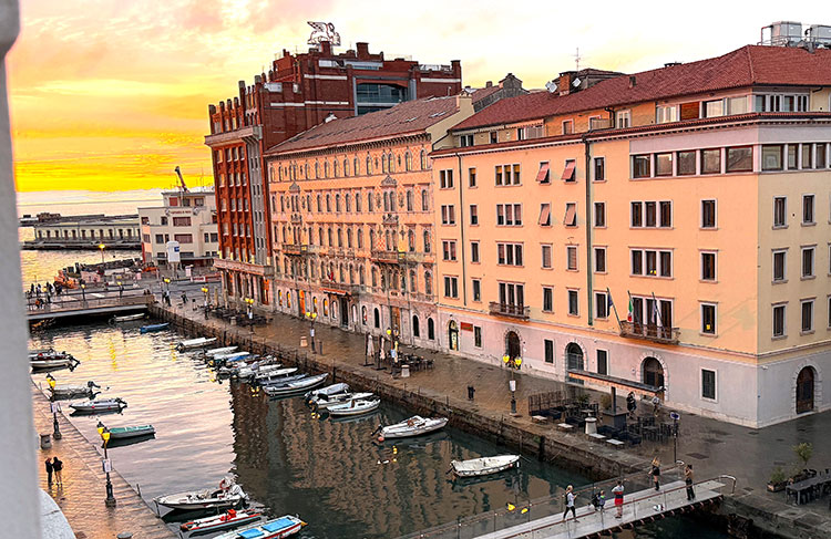 Canal Grande in Triest