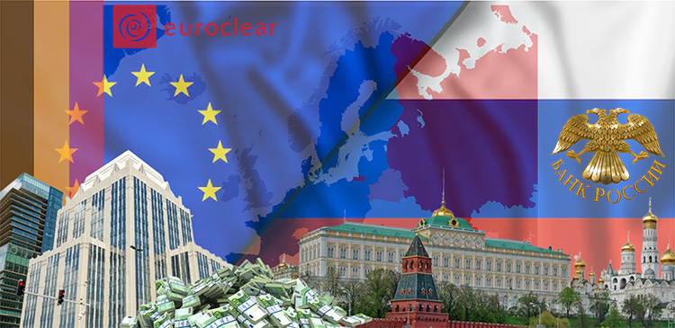 Illustration symbolisiert das gescheiterte Ukraine-Reparationsdarlehen