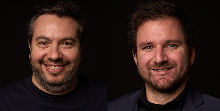 Die Gründer des LegalTech-Startups Scriveo: Francesco Carelli & Alain Basler