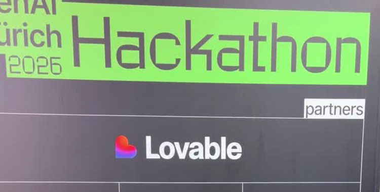 Anzeigetafel GenAI Zurich Hackathon 2026