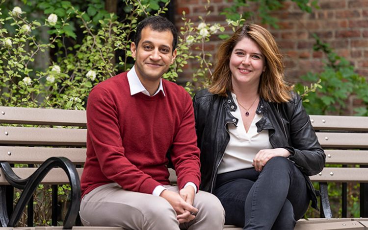 Die Gründer von 21Shares: Hany Rashwan & Ophelia Snyder