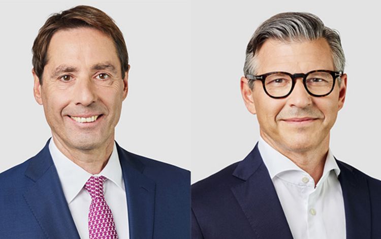 Thomas Schneider, Bankratspräsident der BLKB & John Häfelfinger, CEO der BLKB 