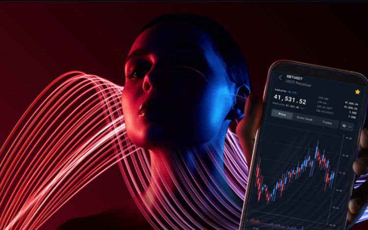 Bild der Website Bitmex Link