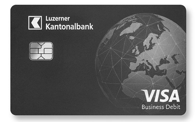 Die neue Business Debitkarte der LUKB