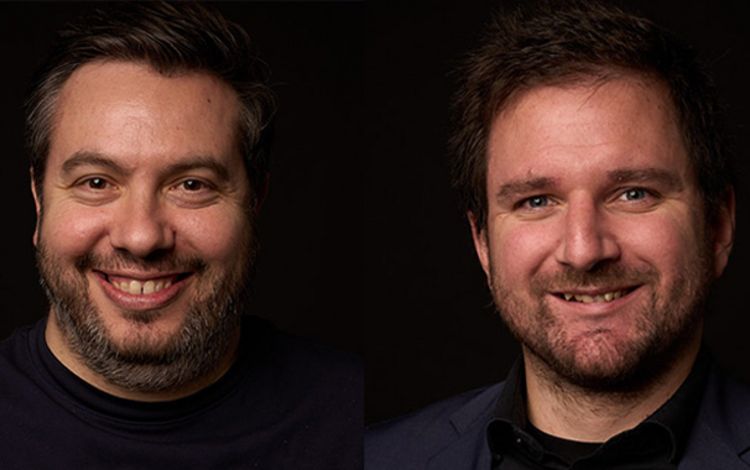 Die Gründer des LegalTech-Startups Scriveo: Francesco Carelli & Alain Basler