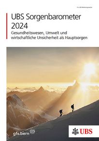 Cover des UBS Sorgenbarometers 2024